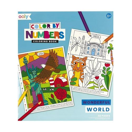Ooly Colour By Numbers- Wonderful World