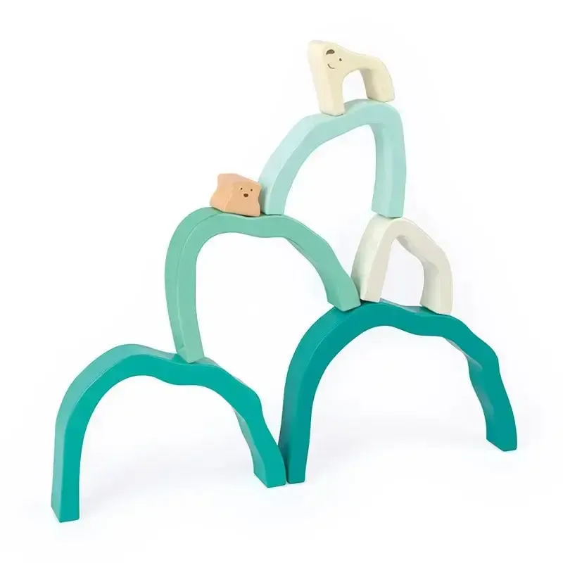 Arctic Bear Stacking Blocks