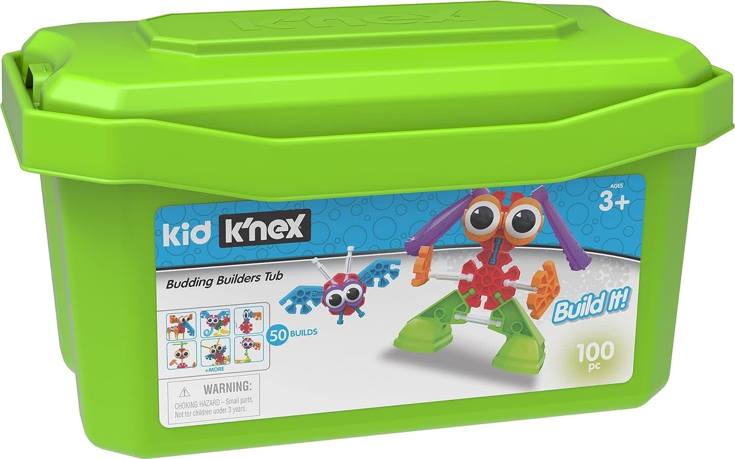 K&#39;nex Kid Budding Builders Tub 100pc