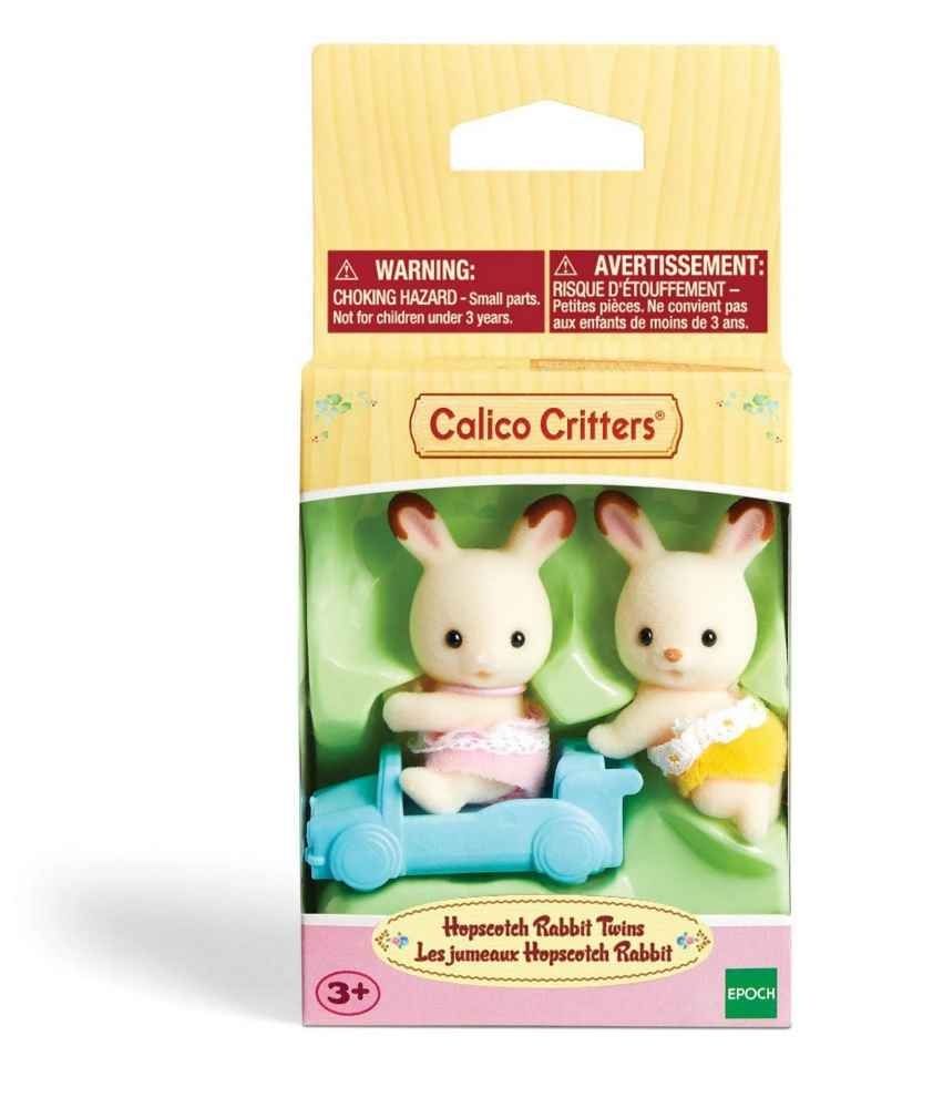 Calico Critters Chocolate Rabbit Twins