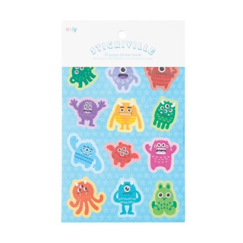 Ooly Stickiville Book Monster (Matte Paper)