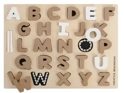 Uppercase Alphabet Puzzle Tracer