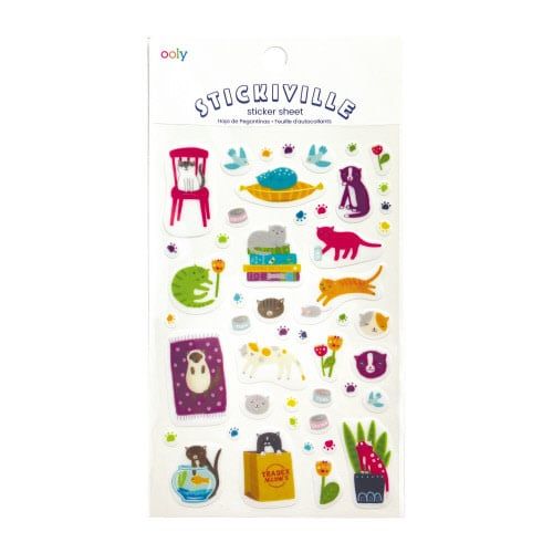Ooly Stickiville Standard Quirky Cats