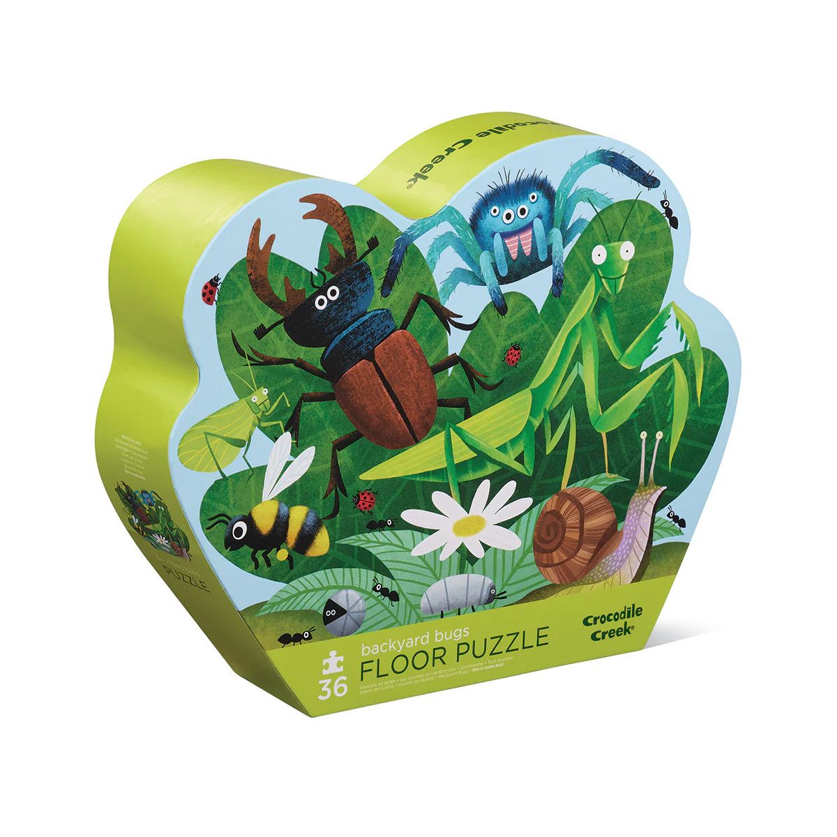 Crocodile Creek Backyard Bugs 36pc Puzzle