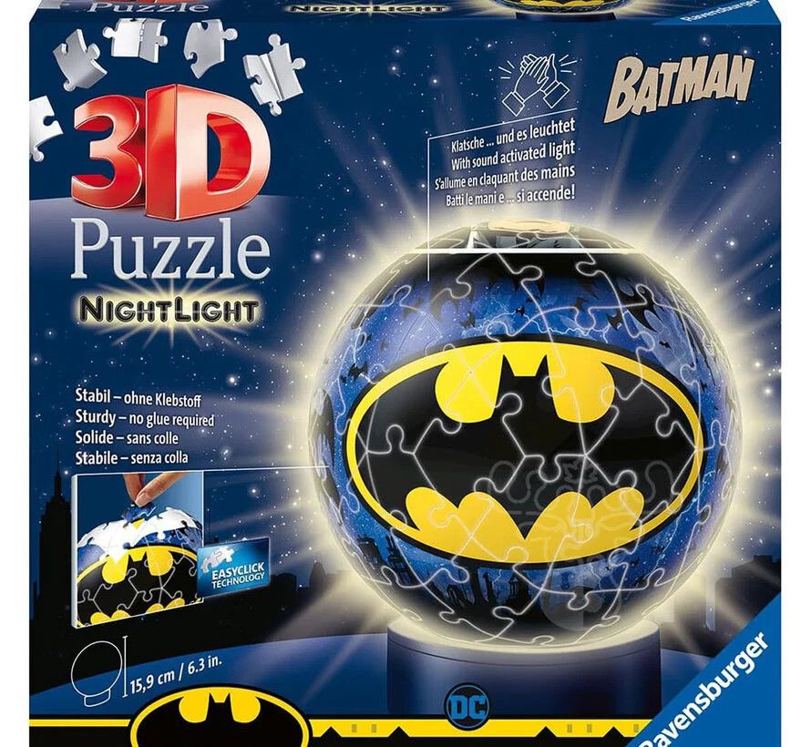 Ravensburger Batman Night-Light 72pc 3D Puzzle