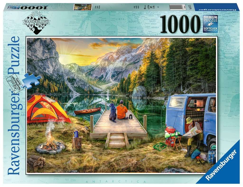 Ravensburger Calm Campsite 1000pc Puzzle
