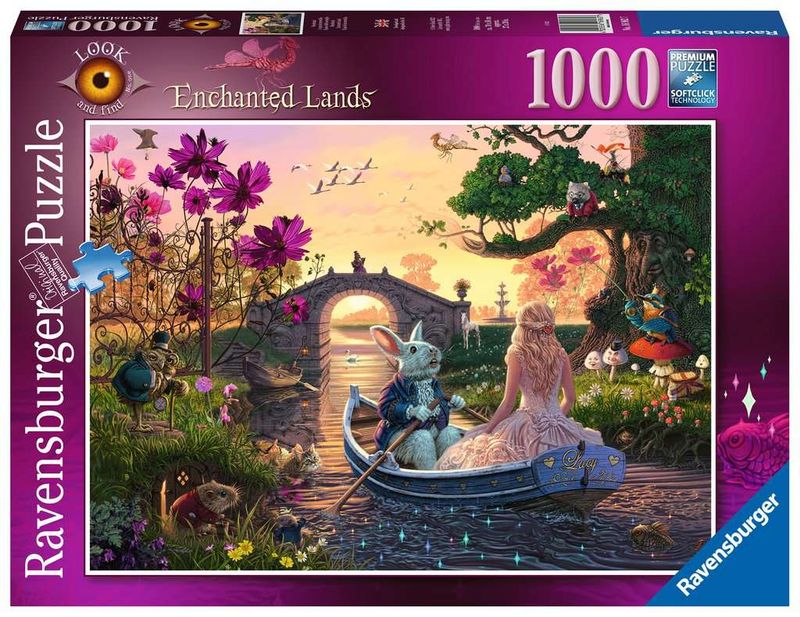 Ravensburger Look and Find Enchanted Lands 1000 pc Puzzle