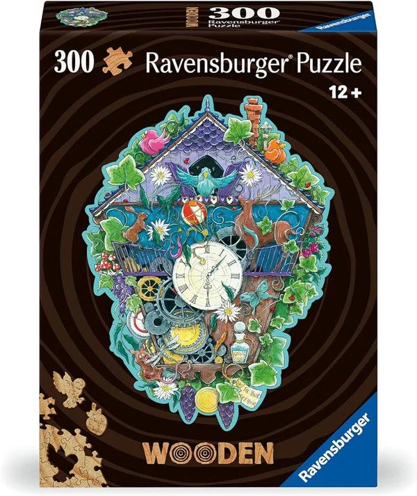 Ravensburger WOOD: Cuckoo Clock 300 pc Puzzle