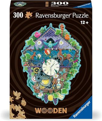Ravensburger WOOD: Cuckoo Clock 300 pc Puzzle