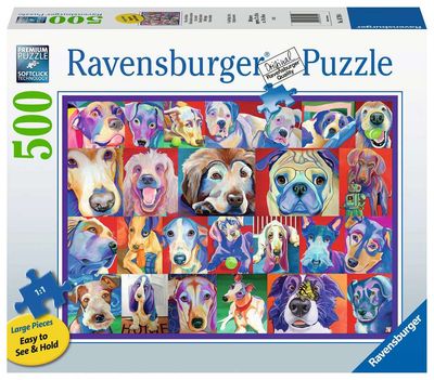 Ravensburger Hello Doggie 500 pc Large Format