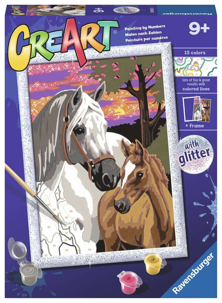 Ravensburger CreArt: Sunset Horses