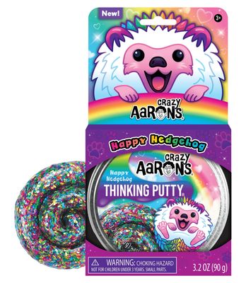 Thinking Putty- Happy Hedgehog  4&quot; Tin