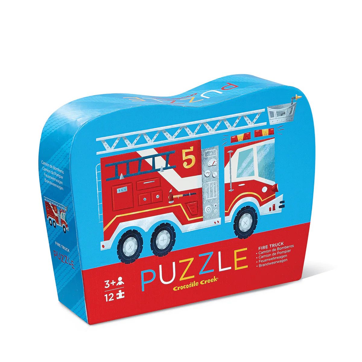 Crocodile Creek Fire Truck 12 pc Mini Puzzle