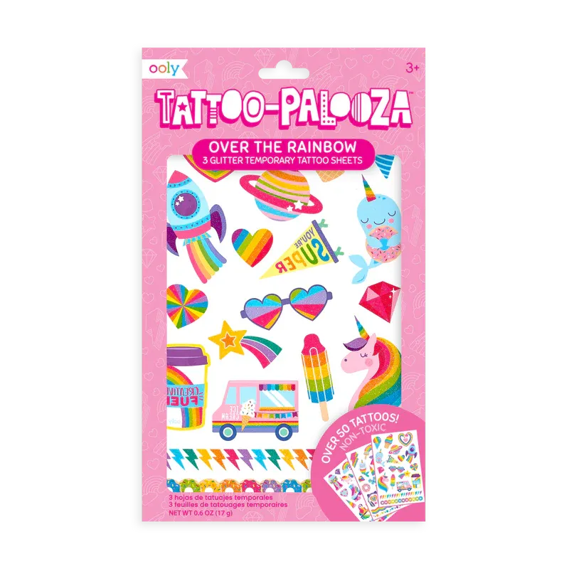 Ooly Tattoo Palooza: Over the Rainbow