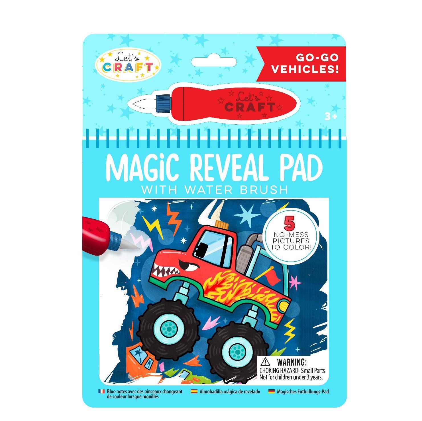 Bright Stripes Go-Go Vehicles Magic Reveal