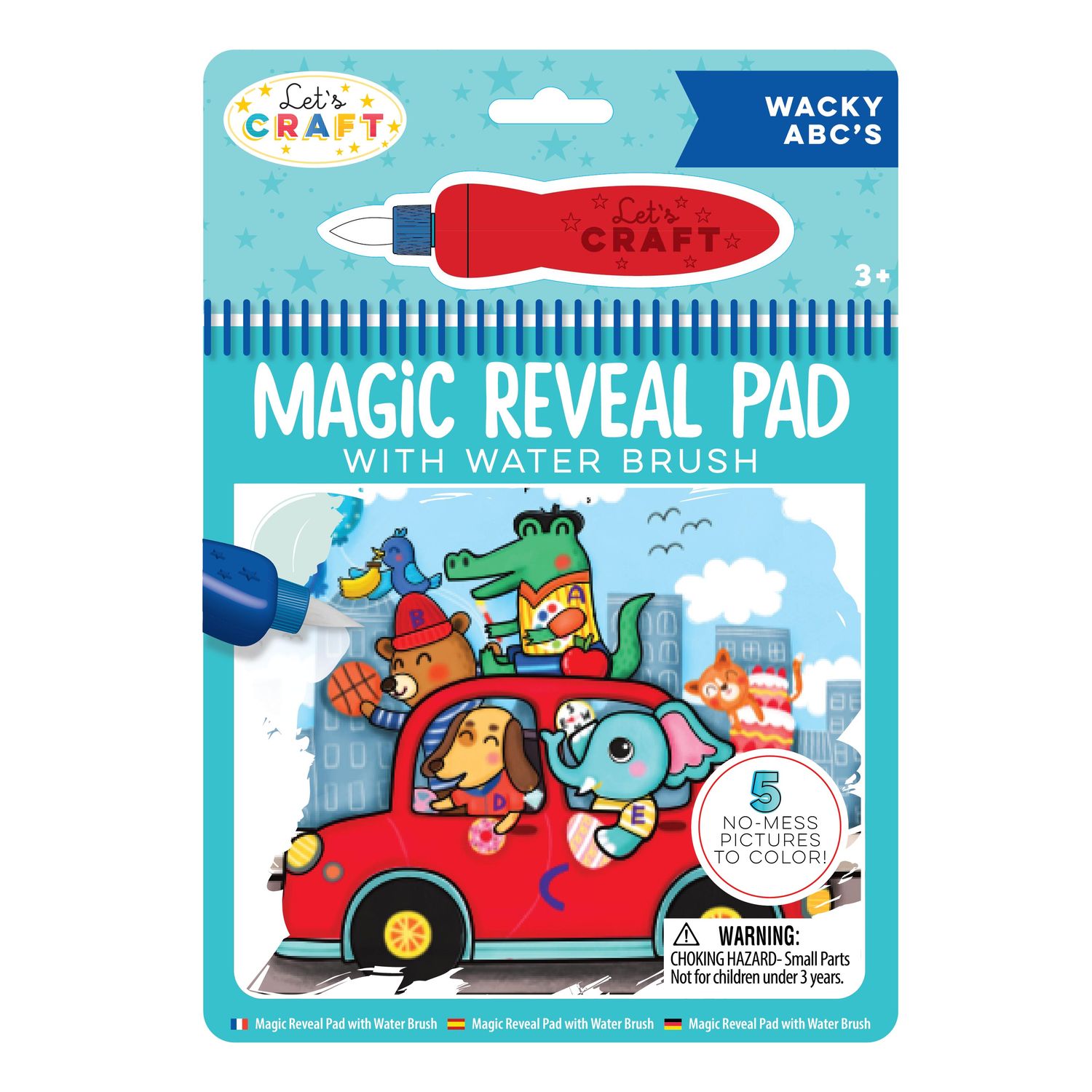 Bright Stripes Wacky ABC Magic Reveal