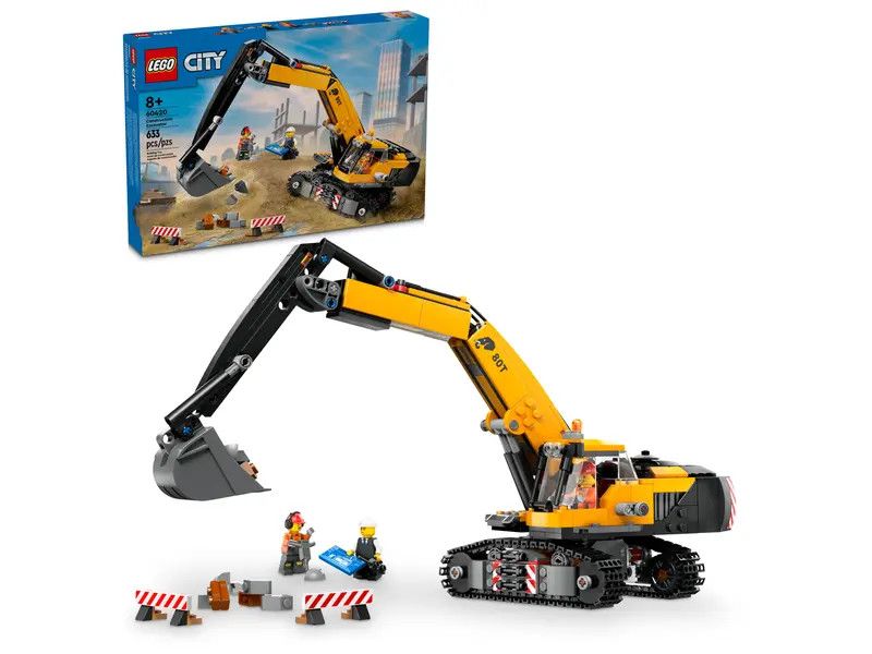 City Yellow Construction Excavator