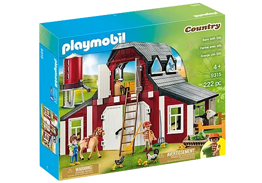 Playmobil Barn with Silo