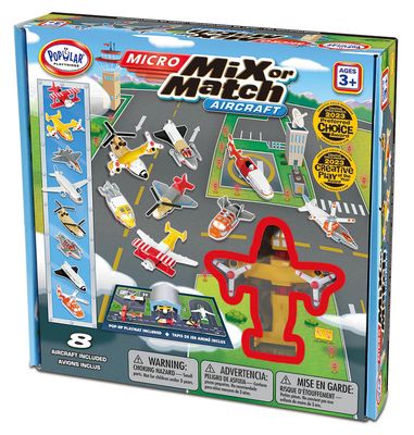 Popular Playthings Mix or Match Vehicles Aircraft