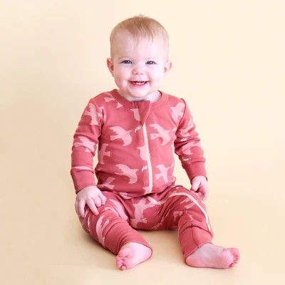 Long Sleeve Organic 2-way Zip Romper