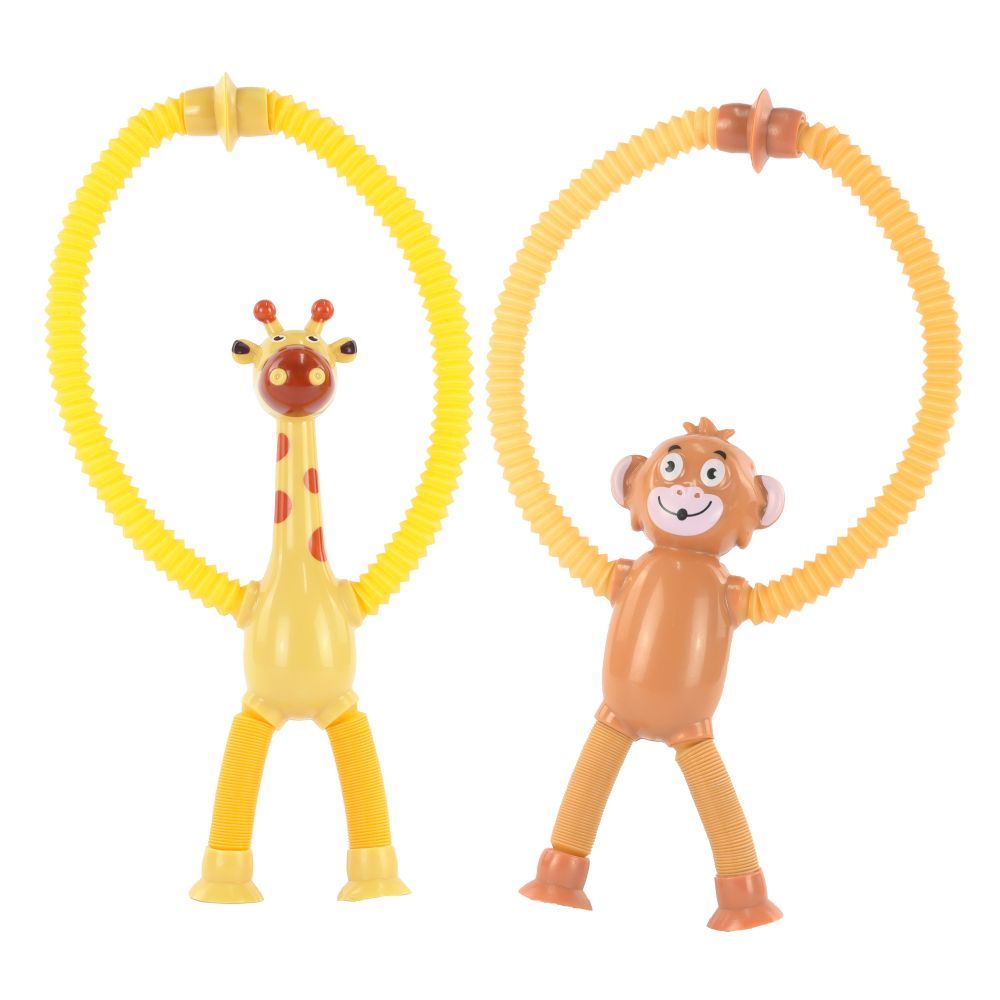 Keycraft Poptube Giraffe and Monkey