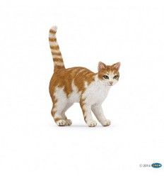 Papo Orange and White Cat