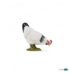 Papo Pecking White Hen