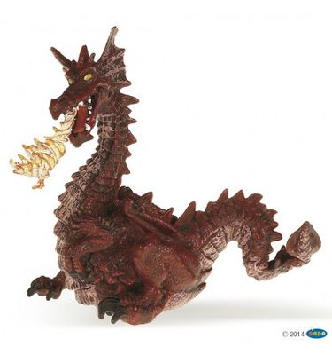Papo Red Dragon With Flame