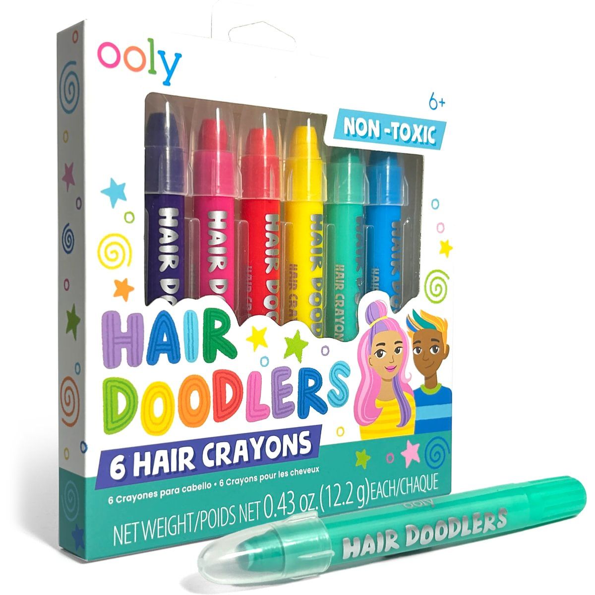 Ooly Hair Doodlers Hair Crayons