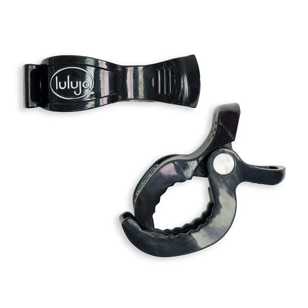 Lulujo Stroller Clips - Black - 2 Pack