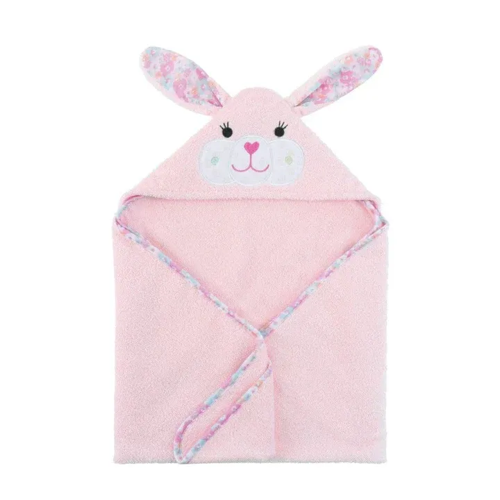 Zoocchini Terry Hooded Baby Towel Bunny
