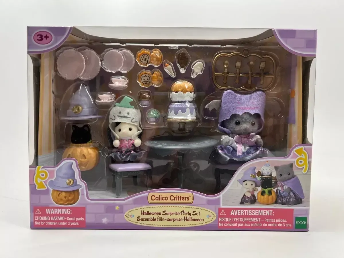 Calico Critters Halloween Surprise Party Set