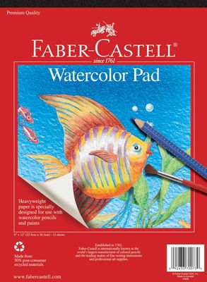Faber Castell Watercolour Pad 9" x 12