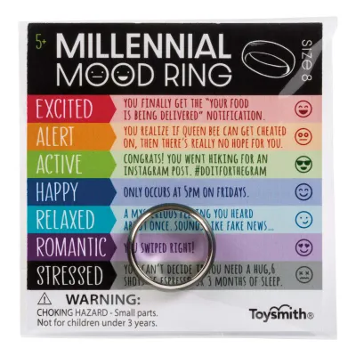 Toysmith Millennial Mood Rings