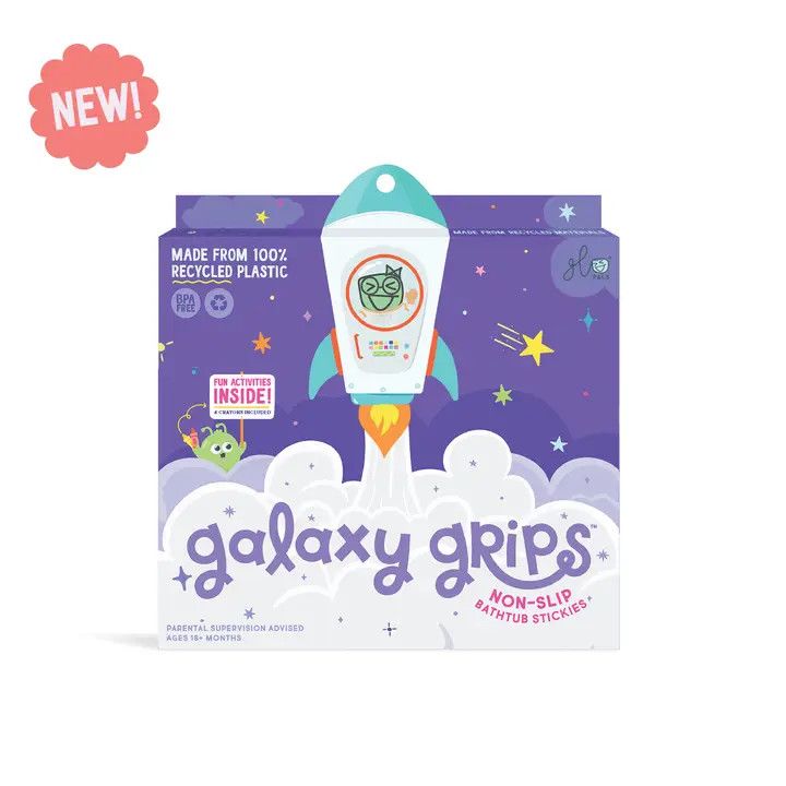 Glo Pals Galaxy Grips Non-Slip Bathtub Stickies