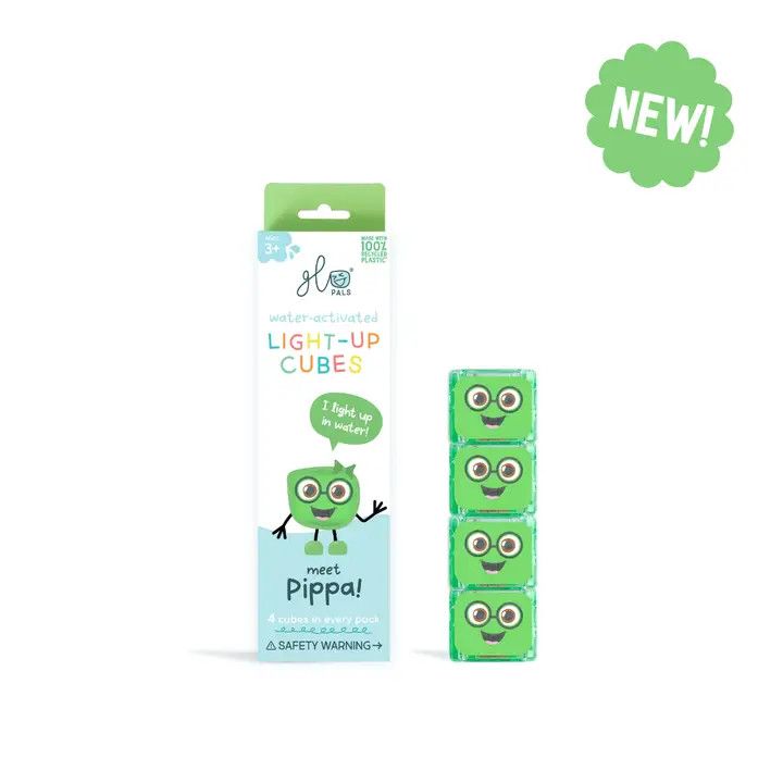 Glo Pals Light-Up Cubes Pippa Green