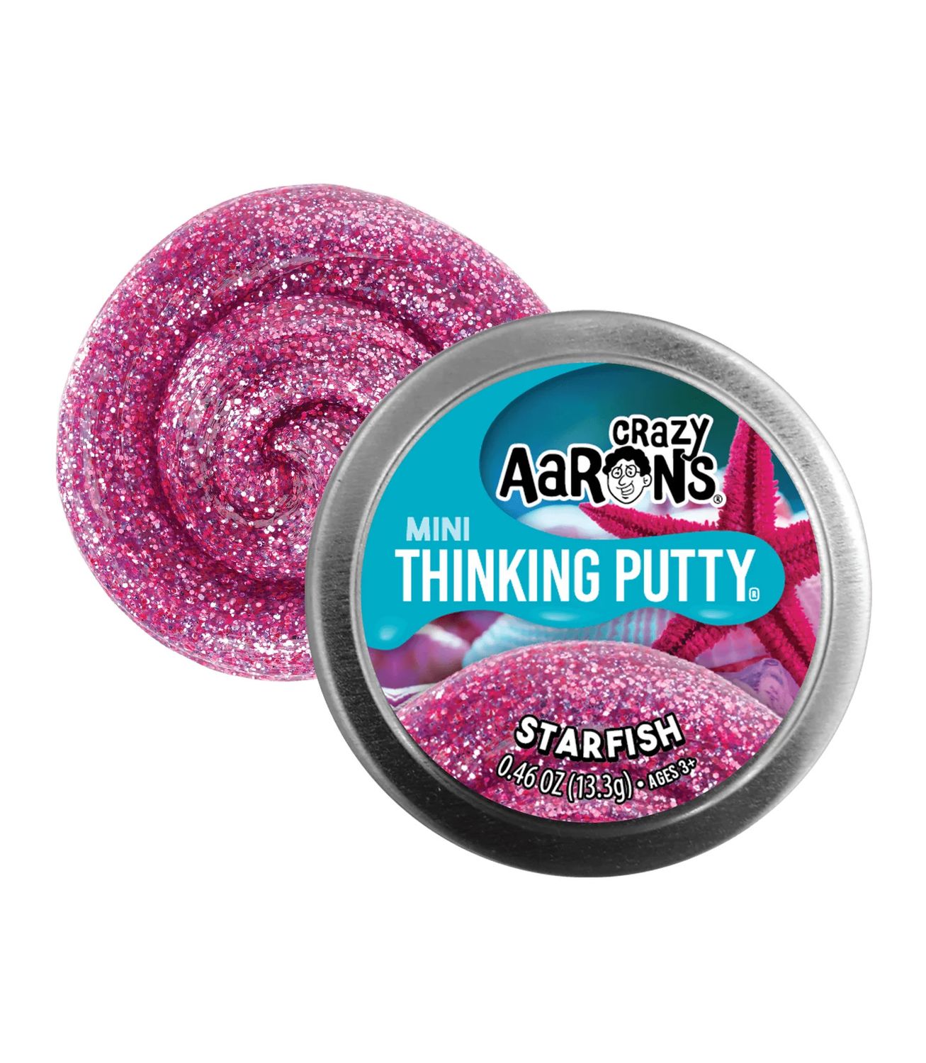 Crazy Aaron&#39;s Thinking Putty 2&quot; Tin Starfish