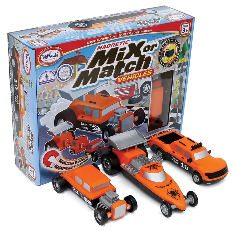Popular Playthings Mix or Match Vehicles Race