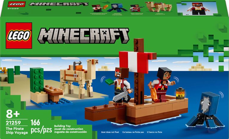 Lego Minecraft The Pirate Ship Voyage