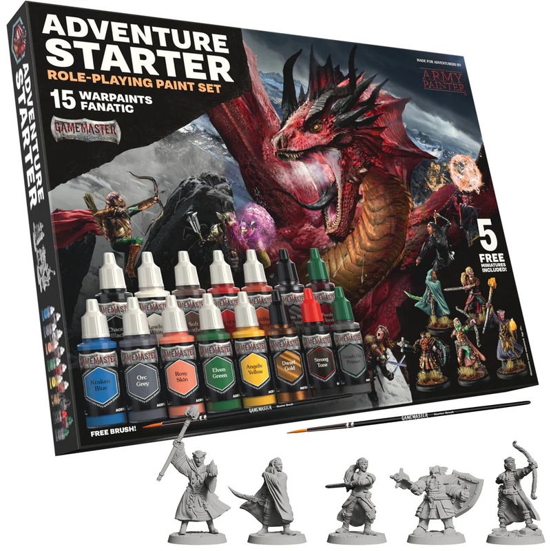 Army Painter Gamemaster Adventure Starter Role-Playing Paint Set