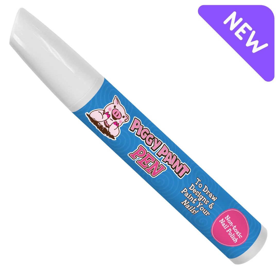 Piggy Paint Nail Paint Pen, Color: Blazin&#39; Blue
