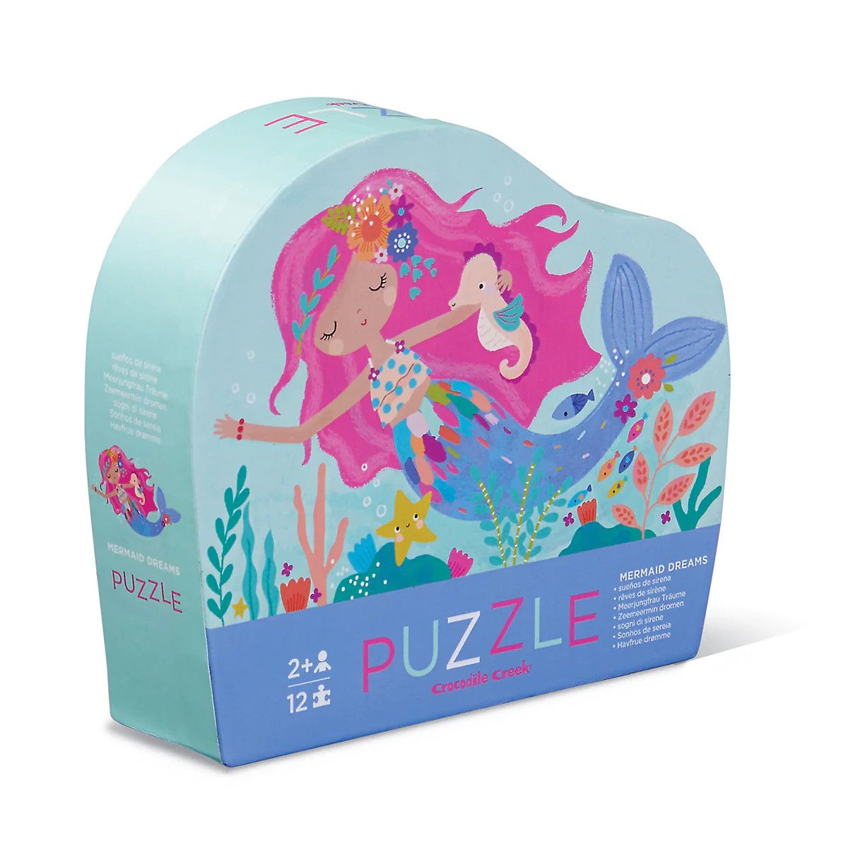 Crocodile Creek Mini Puzzle 12 pc Mermaid Dreams