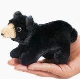 Folkmanis Black Bear Finger Puppet