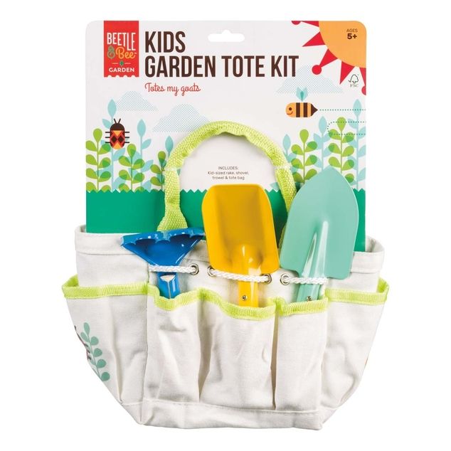 Beetle &amp; Bee Kids Garden Tote Kit