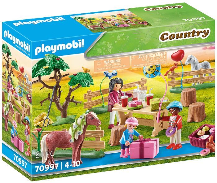 Playmobil Pony Farm Birthday Party
