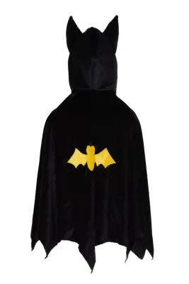 Bat Cape With Hood, Size 5-6