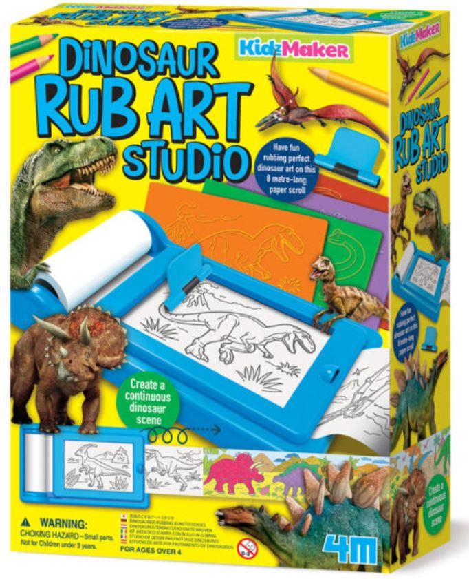 KidzMaker Dinosaur Rub Art