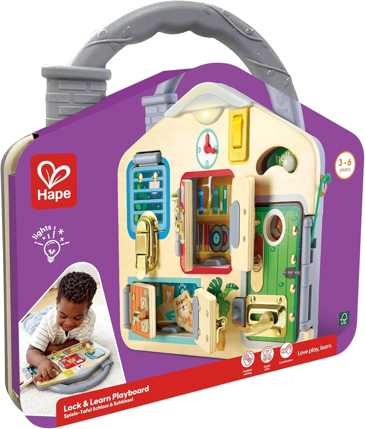 Hape Lock &amp; Learn Playboard