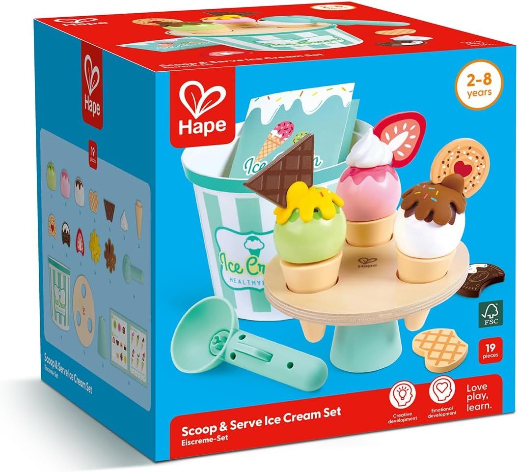 Hape Scoop &amp; Serve Ice Cream Set