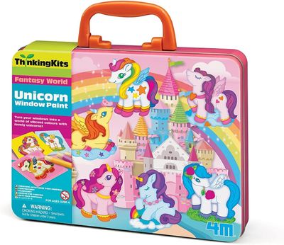 4M Unicorn Window Paints- Thinking Kits